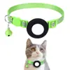 Venta Caliente Transfronteriza de Patente Collar para Gato Airtag con Cascabel Collar Reflectante con Huella de Pata Colgante de Dirección