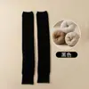Medias extralargas por encima de la rodilla para mujer, calcetines de cachemira para proteger las rodillas, calcetines gruesos de terciopelo cálido hasta el muslo para otoño e invierno