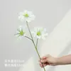 Flores artificiais em tons de verde, de haste única, para decoração de local de casamento, decoração de salão de casamento de luxo, arranjos florais de plástico