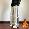 Otoño Invierno Tie-dye Pantalones Sucios para Hombre Marca de Tendencia Estilo Americano Pantalones de Pierna Ancha Rayados Holgados Tallas Grandes Casuales Pantalones Deportivos de Pierna Recta Venta al por Mayor