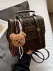 Bolsa Transversal 2025 Outono Nova Moda Estudante Grande Capacidade Mochila Pequena Mochila Simples Casual para Mulheres