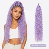 Extensiones de Crochet de Fibra Sintética Europea y Americana Deep Wave 22-30 Pulgadas Pelucas Transfronterizas