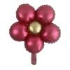 Globo Metálico de Flor de Cinco Pétalos Arreglo para Cumpleaños Infantil Decoración de Atmósfera de Boda Tienda Redonda de Flores de Cinco Pétalos