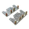 Placa de Fijación para Cable de Fibra Óptica Galvanizada de Dos Postes, Tres Postes, Cuatro Postes, Base de Fijación de Fibra Óptica, Dispositivo de Fijación de Cable, Accesorios para Caja de Distribución de Fibra