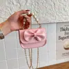 Bolso de Perlas Estilo Dulce de Moda de Este Año Bolso Cuadrado Pequeño para Mujer Nuevo de Primavera 2026 Bolso de Hombro con Lazo Bolso Cruzado