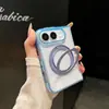Capa de Celular Magnética Transparente com Suporte para iPhone18DUO Apple 82% de Desconto Capa Protetora de Cobertura Total à Prova de Queda