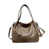 Bolsa feminina de um ombro elegante All-match Tote Bag grande capacidade feminina Top Layer Cowhide Natural Drop Crossbody Leather 2013 Bag