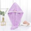 Gorro para secar el cabello de doble capa engrosado para mujer, bufanda de vellón coral, champú, limpieza de cabeza, súper absorbente, combinación de doble color, gorro para secar el cabello, gorro de ducha