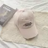 Boné de Baseball Lavado em Jeans Retrô Estilo Americano para Mulheres, Nova Moda Início da Primavera de 2026, Boné Casual de Bico de Pato para Casais