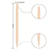 65 MM/75 MM manicure laranja vara broca vara pele morta empurrar beleza vara de madeira um afiado oblíquo vara de remoção de unhas