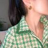 Brincos de prata esterlina elegantes retrô estilo europeu e americano para mulheres 2020 novos brincos de design distinto e moderno de alto nível
