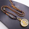 Cadena de Buda de Tailandia Xizang Thangka caja gawu colgante cuerda tejida a mano cuerda de collar Tianzhu