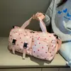 Bolsa de Viagem Fitness Estilo Europeu e Americano Nova Bolsa de Mão para Bagagem Leve para Viagens Curtas Grande Capacidade Bolsa Fitness Grande Capacidade