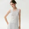 Camisola de punto de cachemir con cuello en V y encaje ondulado, versátil, elegante, corte ajustado, color liso, diseño simple, perfecta como capa interior