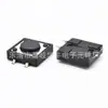 Interruptor Táctil 12*12*5mm Botón Negro Parche Micro Interruptor de Reset Interruptor Pequeño para Juguete