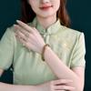 Pulsera de Sándalo Verde Artesanía de Madera Regalo para Novia Mamá Pulsera de Madera Maciza de Concubina Imperial Regalo Presente