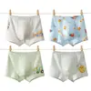 PersonalizaciónFábrica Fuente Ropa Interior para Niños Niños Grado 10A Algodón Puro Boxer de Dibujos Animados para Niños