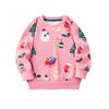 Roupas Infantis Transfronteiriças 25 Outono e Inverno Natal Moletom de Manga Longa Infantil Estampa Cartoon de Natal Pulôver Atacado