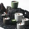 Taza de Cemento Minimalista Nórdica Vela de Aromaterapia para el Hogar Vela DIY Adorno de Fragancia para el Hogar Procesamiento OEM de Cera de Soja