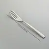 Cubiertos Modernos de Acero Inoxidable 410 para Viajes Internacionales, Cuchillo, Tenedor y Cuchara con Mango Cuadrado para Hogar, Restaurante, Hotel, Vajilla Estilo Occidental, Cuchillo y Tenedor para Steak