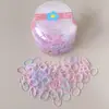 Elásticos de Cabelo Infantis para Meninas, Elásticos Coloridos e Fofos para Rabos de Cavalo, Tranças e Coques