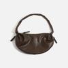 2024 Otoño e Invierno Nueva Cartera de Hombro Niche Bajo el Brazo Moda Combinable de Alta Gama Plisada Cruzada Tipo Dumpling