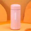 Taza de Agua Portátil Compacta de Bolsillo Estilo Ins para Estudiantes, Viajes de Negocios, Viajes, Taza Termo Mini de Acero Inoxidable 304
