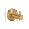 Comercio Exterior Transfronterizo Acero Inoxidable Cromado Fondo Redondo Accesorios de Baño Juego de Seis Piezas Toallero de Barra Única Aro para Toalla Portarrollos de Papel Higiénico