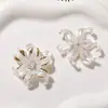 Temperamento requintado best-seller borda dourada íris vidro ornamento adesivo DIY brinco tarraxa brinco acessórios chaveiro