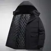 Ropa de Invierno Cálida Casual de Moda para Hombres de Mediana Edad y Mayores, Gruesa, Forrada de Polar, Transfronteriza de Amazon