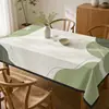 Toalha de Mesa Geométrica Abstrata Morandi Impermeável e à Prova de Óleo Lavável Tapete de Mesa Nova Cobertura de Mesa de Centro Vintage de Luxo Leve