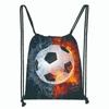 Equipo de Fútbol Baloncesto Paquete Mochila de Bolsillo Zapatillas de Entrenamiento Almacenamiento Gran Capacidad Estudiante Portátil Bolsa de Fútbol Almacenamiento para Estudiantes