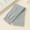 Mangas de Gelo Mangas de Proteção Solar para Homens e Mulheres, Mangas de Seda de Gelo com Logotipo Personalizado, Protetores de Braço com Proteção UV para Ciclismo ao Ar Livre, Mangas de Gelo de Cor Sólida