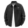 Camisas de Manga Larga 2026 Nueva Marca de Moda Camisas Holgadas Casual Ropa de Trabajo Chaquetas Primavera y Otoño Moda Retro para Hombre