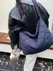 Otoño e Invierno Nuevo Estilo Coreano Bolso Cruzado de Gran Capacidad Bolso de Algodón Textura Bolso de Hombro Mujer 2025 Estilo Coreano Transfronterizo Bolso de Mujer