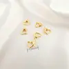Conector de Cobre Venta Directa Broche de Langosta con Forma de Corazón Chapado en Oro Auténtico Cierre de Extremo para Collar Pulsera Cierre de Resorte