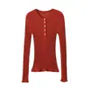 Cardigan Elegante de Moda para Mujer, Estilo Europeo y Americano Transfronterizo, Nuevo 2026, Manga Larga, Multicolor, Botones, Venta al por Mayor 8779623