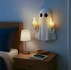 Luz Nocturna Brillante de Fantasma con Dedos Medios de Halloween Transfronteriza para Porche, Dormitorio, Balcón, Adorno de Decoración de Ambiente Luz Colgante
