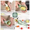 Cuchillo multifuncional para aguacate separador de pulpa acero inoxidable cortador de fruta con hueso rebanador tres en uno pulpa con hueso