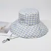 Sombrero de Pescador de Ala Ancha con Borde Enrollado de Estilo Coreano Nuevo Estilo Francés para Mujer, Adecuado para Circunferencia de Cabeza Grande, Hace que la Cara Parezca Más Pequeña, Sombrero de Sol con Protección Solar