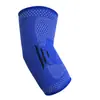 Coderas Deportivas de Silicona Transfronterizas, Protectores de Brazo de Compresión para Deportes al Aire Libre, Mangas de Codo Transpirables Tejidas de Nylon, Equipo de Protección Deportiva