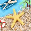 Colgante DIY de estilo mediterráneo con forma de estrella de mar de cinco dedos, artesanía de resina, estrella de mar, decoración navideña para el hogar.