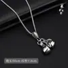 Collar de Acero de Titanio para Hombre, Colgante de Letra de Moda Hip-Hop, Cadena para Suéter Estilo Coreano, Collar Largo Estilo Lujo Ligero, Venta al por Mayor de Joyería