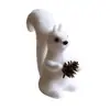 Adorno de Gorro Navideño de Osito, Colgante de Muñeco de Nieve de Espuma Blanca Navideña, Suministros Decorativos de Atmósfera Navideña para Ventas Transfronterizas