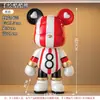 Celebridade da Internet Urso Violento Pintado à Mão Cofrinho Ornamento Figura de Desenho Animado Ursinho Legal Decoração de Móvel de TV para Casa