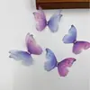 Venda Direta de Fábrica de Materiais de Decoração Super Feéricos de Tule de Camada Dupla 3D Borboleta DIY Maquiagem Facial Arte de Unhas