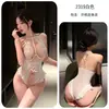 Ropa Interior Tentación Noche Larga Sexy Seductora Femenina Coqueta Erótica Transparente Ropa de Dormir Uniforme Bodysuit Tentación 2319