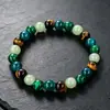 E-commerce transfronteiriço, Amazon, pulseiras de cristal imitando pedra natural feitas à mão, pulseiras de contas, estilo europeu e americano