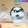 Pintura de Arena Movediza Personalizada Luz Nocturna 3D Reloj de Arena Dinámico Vidrio Control Remoto Táctil Escritorio Mesita de Noche Adorno Creativo Regalo