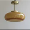 Luminária medieval Bauhaus para restaurante, estilo nórdico retrô, para bar, quarto, pousada, cabeceira, entrada, corredor, lustre de vidro.